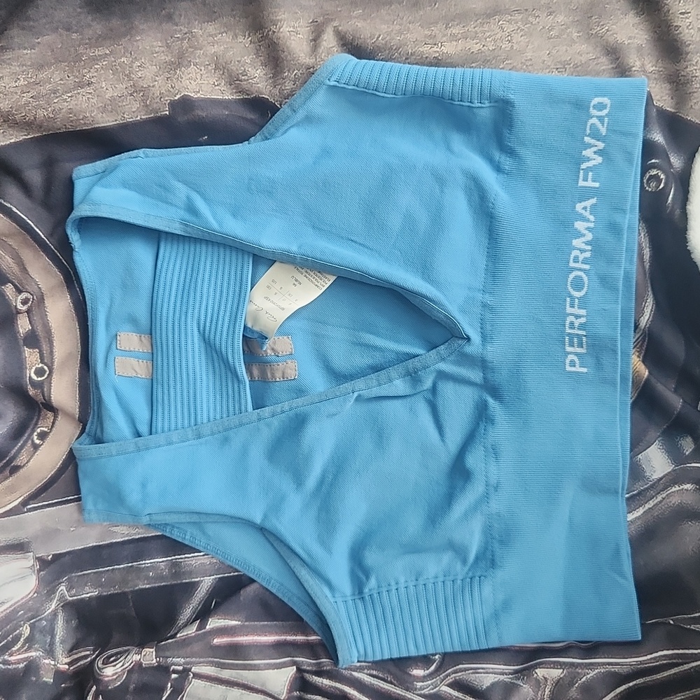 Rick Owens Athletic Crop Top Pastel blue